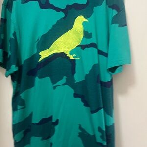 Staple Teal and Lime Bird Graphic Tee
